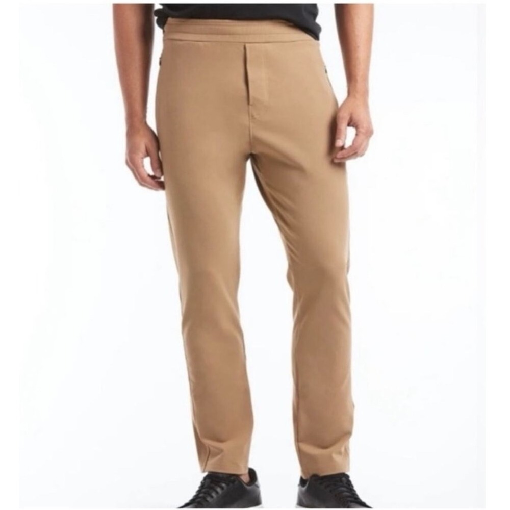 Public Rec NWT All Day Every Day Pant Men's 42/30 Tan‎ Nylon Spandex Stretchy